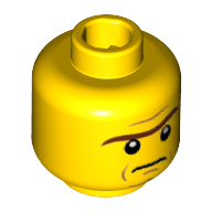 Lego hlava, žlutá (6062632)